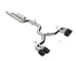 MBRP Valve Delete Exhaust 3" Cat-Back Quad Rear 22 Volkswagon Golf R MK8 w/ Carbon Fiber S46123CF