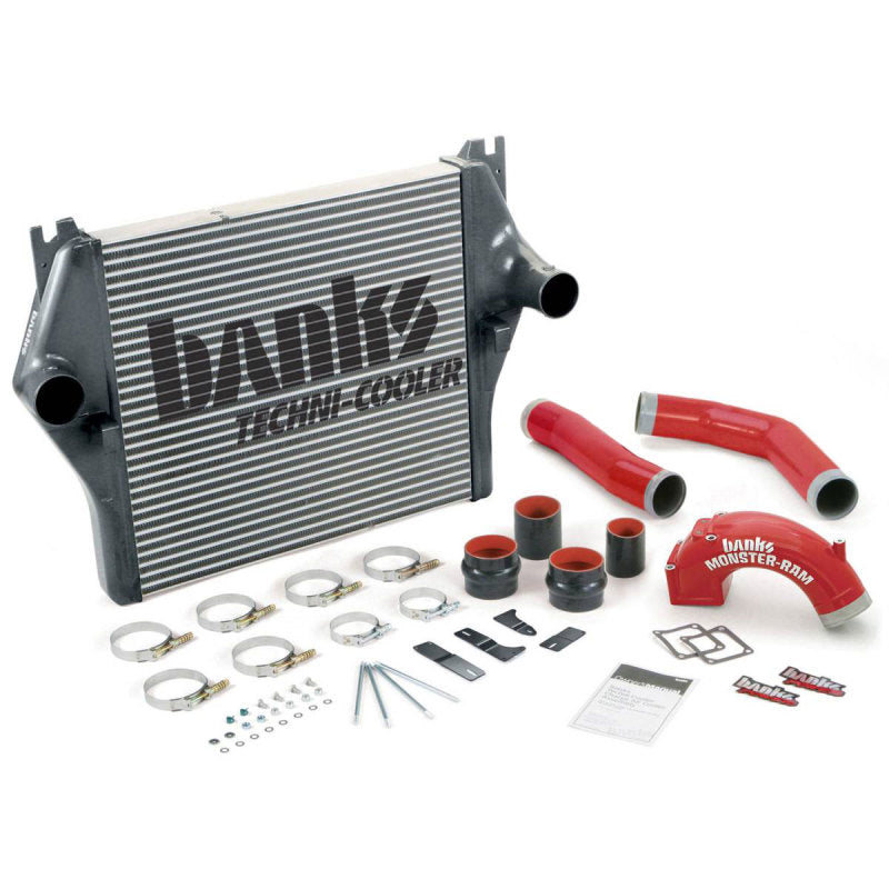 Banks Power Intercooler Upgrade Techni-Cooler System 03-05 Dodge 5.9L (red powder-coated) 25980