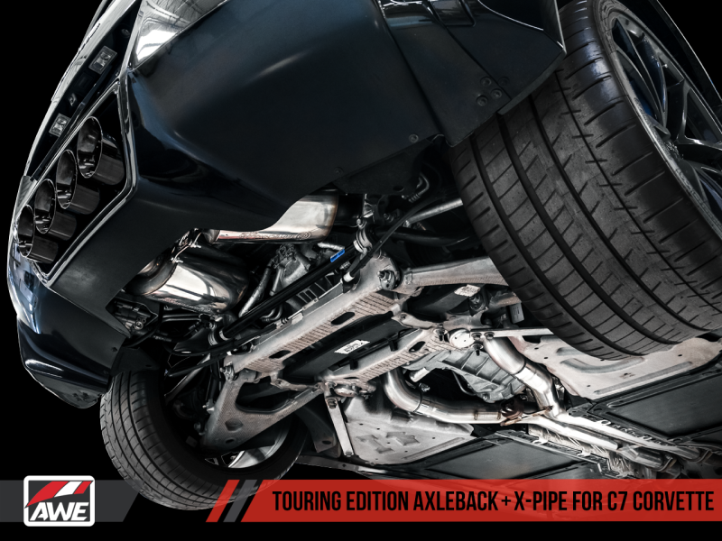 AWE Tuning Track Edition Axle-Back Exhaust w/Chrome Tips for Chevy Corvette C7 Z06/ZR1 3020-42073