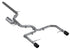 MBRP Dual Split Rear Exit Exhaust, 19-21 VW Jetta GLI T304 3" Cat-Back, Carbon Fiber Tips S46083CF