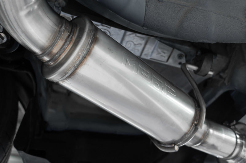 MBRP 3" Cat-Back Single Rear Exit 2022 Subaru WRX 2.4L, T304 Stainless Steel w/ CF Tip S48093CF