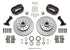 Wilwood Forged Dynalite Front Kit 11.03in 1 PC Rotor&Hub 74-80 Pinto/Mustang II Disc Spindle only