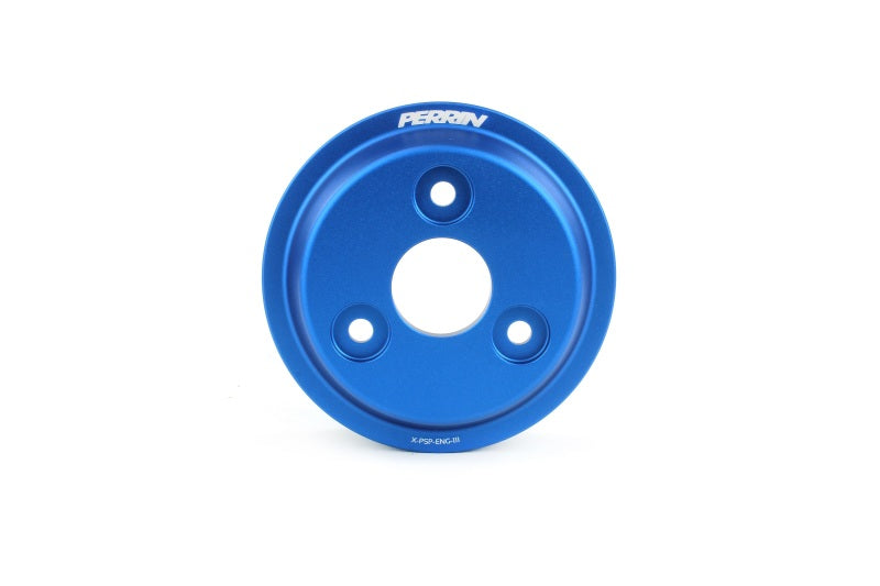 Perrin 15-21 Subaru WRX Lightweight Water Pump Pulley - Blue