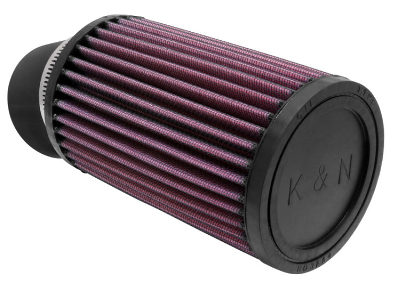 K&N 2-7/16"20 DEG FLG, 3-3/4"OD, 6"H High-Flow Original Universal Rubber Air Filter - RU-1770