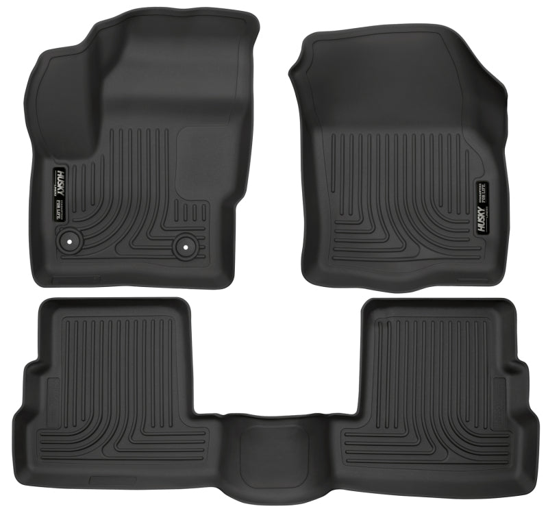 Husky Liners 2015 Lincoln MKC WeatherBeater Black Front & Second Seat Floor Liner