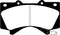 EBC 08+ Lexus LX570 5.7 Greenstuff Front Brake Pads