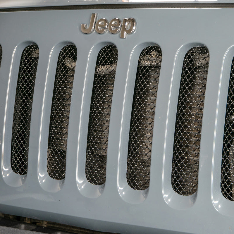 DV8 Offroad 2007-2018 Jeep JK Black Mesh Grille