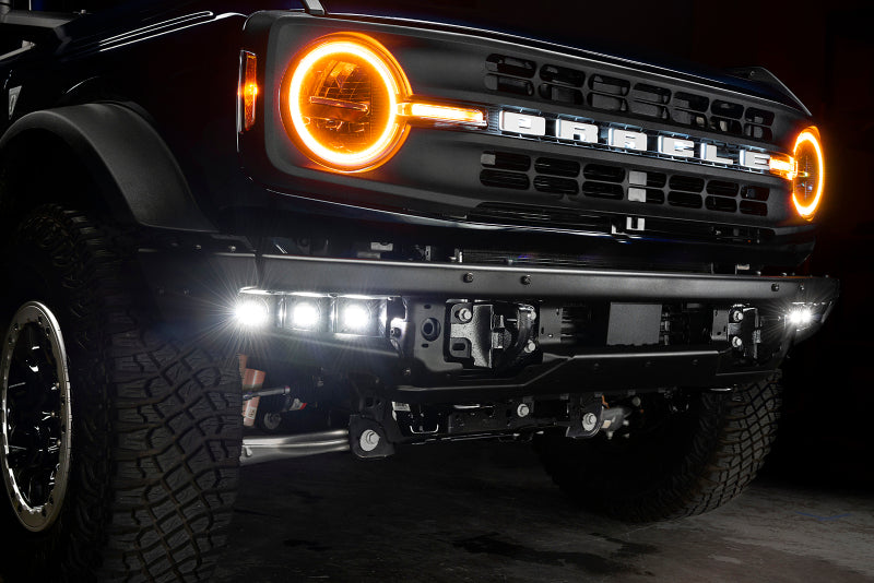 ORACLE Lighting Triple White LED Fog Light Kit for 21-22 Ford Bronco Steel Bumper 5890-001