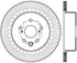 StopTech Slotted & Drilled Sport Brake Rotor Left Rear 13-14 Lexus GS300/350/400/430