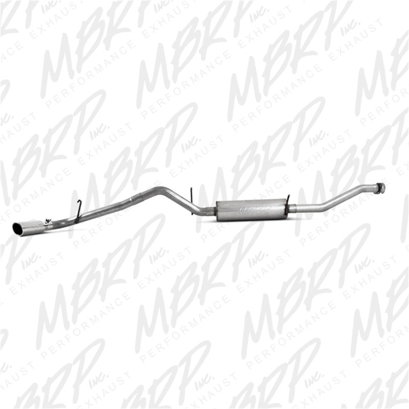 MBRP 2.5" Cat Back, Single Side AL, 04-11 Chevy Colorado / GMC Canyon 2.8L/2.9L/3.5L/3.7L S5046AL