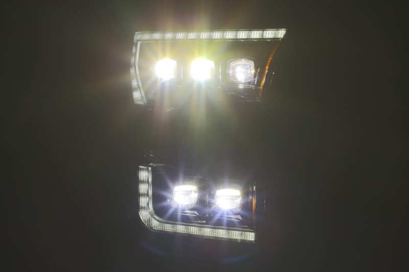 AlphaRex NOVA LED Projector Headlights Plank Style Alpha Black for 17-20 Ford Raptor 880163