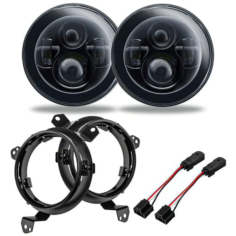 ORACLE Lighting 7" High Powered LED Headlights (Pair) -No Halo for Jeep Wrangler/Gladiator 5769J-504