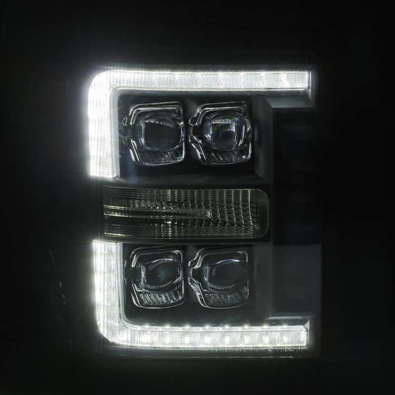 AlphaRex NOVA LED Projector Headlights Plank Style Chrome for 11-16 Ford F-350 SD 880148