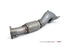 AMS Performance 08-15 Mitsubishi EVO X Widemouth Downpipe w/Turbo Outlet Pipe