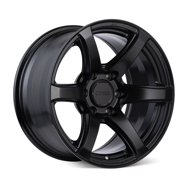 Enkei T6R 18x8.5 38mm Offset 5x114.3 Bolt Pattern 72.6 Bore Gloss Black Wheel