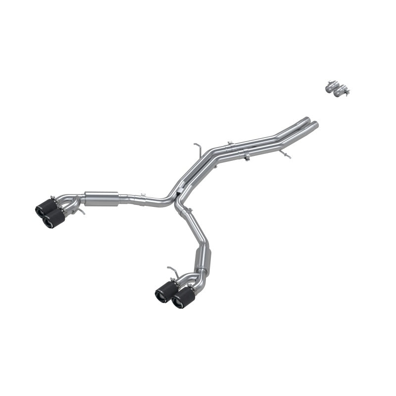 MBRP Quad Rear Exit Exhaust, 18-21 Audi S5 Coupe/S4 Sedan T304 2.5" Cat-Back S4607304