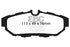 EBC 10-14 Ford Mustang 3.7 Yellowstuff Rear Brake Pads