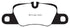 EBC 12-15 Porsche 911 (991) (Cast Iron Rotor only) 3.8 Carrera S Yellowstuff Rear Brake Pads