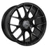 Enkei Raijin 18x8.5 38mm Offset 5x120 Bolt Pattern 72.6 Bore Diameter Matte Black Wheel