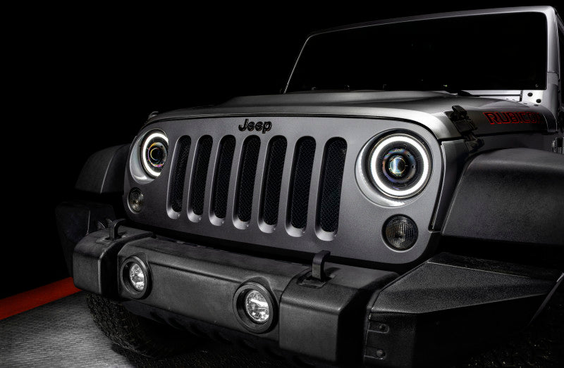 ORACLE Lighting 7" Oculus Bi-LED Projector Headlights for Jeep Wrangler JK - 6000K 5876-001