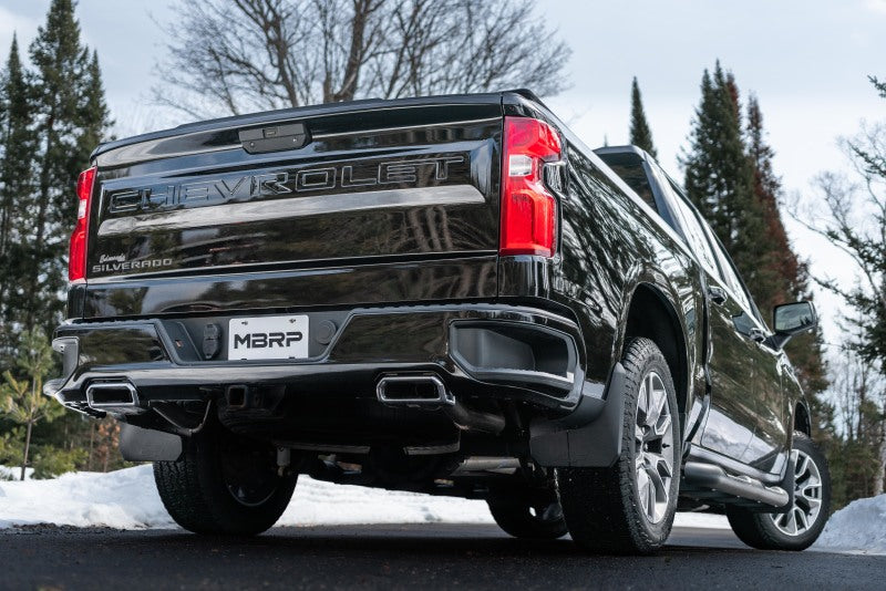 MBRP 2.5" Cat Back, Dual Rear AL, 2019 Chevrolet Silverado 1500 4.3L/5.3L S5085AL