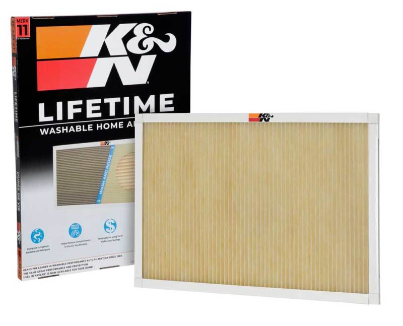 K&N 20 X 25 X 1, MERV 11 HVAC Filter - HVC-12025