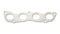 Vibrant Mild Steel Exhaust Manifold Flange for Honda/Acura K-Series motor 1/2in Thick