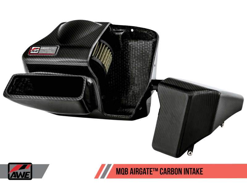 AWE Tuning AirGate Carbon Intake for Audi /VW MQB (1.8T / 2.0T) with Lid CARB EO #D-832 2660-15024