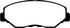 EBC 13-15 Acura ILX 1.5 Hybrid Yellowstuff Front Brake Pads