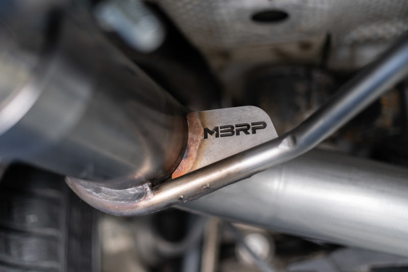 MBRP T304 2.5" Axle Back Dual Split Rear Muffler Bypass w/ CF Tips For 14+ Porsche Macan S56023CF