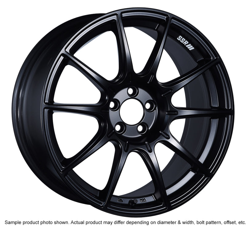 SSR GTX01 18x8.5 5x114.3 44mm Offset Flat Black Wheel