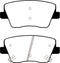 EBC 2019+ Hyundai Veloster N (2nd Gen) 2.0L Turbo Greenstuff Rear Brake Pads