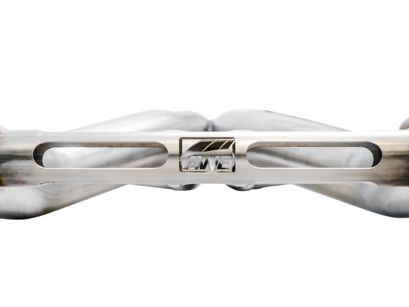 AWE Tuning Non-Res Cat-Back Exhaust Touring Edition Quad Chrome Silver Tips for Chevy Camaro 3020-42068