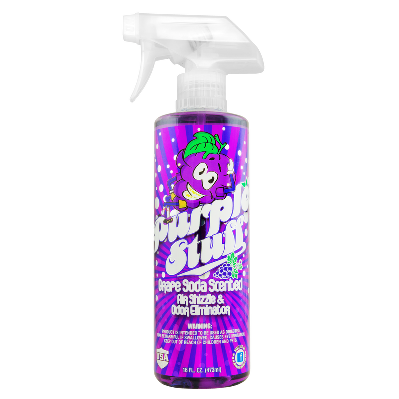 Chemical Guys Purple Stuff Grape Soda Air Freshener & Odor Eliminator (Set of 6 x 16 Oz.) AIR_222_16