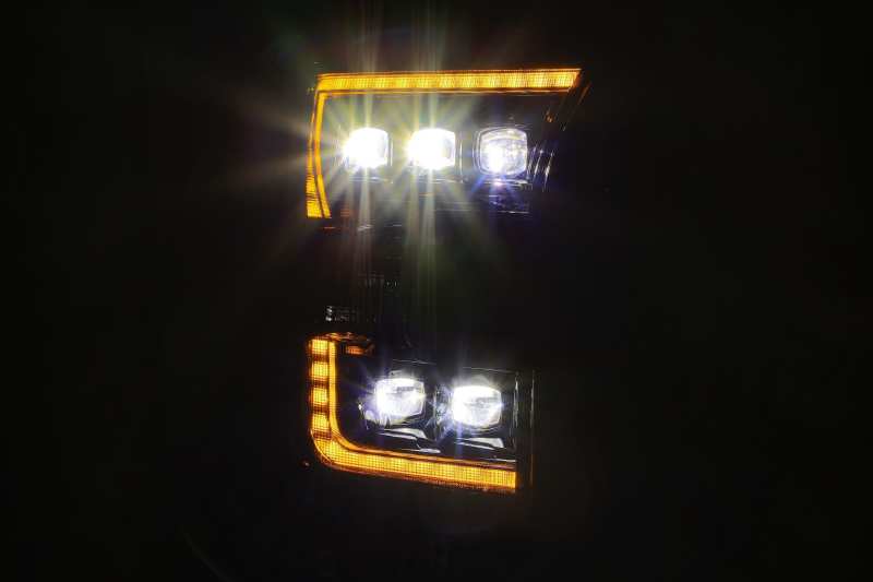AlphaRex NOVA LED Projector Headlights Plank Style Alpha Black for 17-20 Ford Raptor 880163