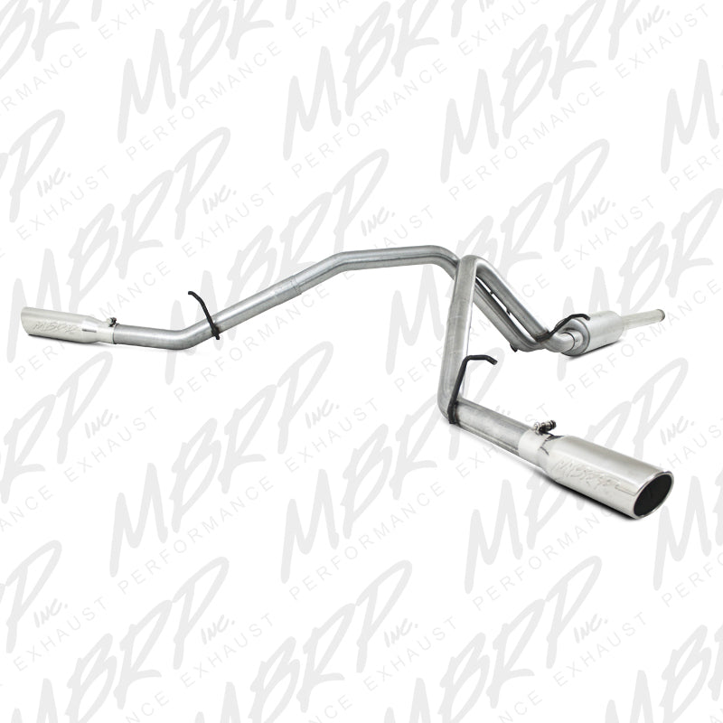 MBRP .5" Cat Back, Dual Split Side 2009 Chev/GMC 1500 4.8/5.3L EC/CC (excluding 8 bed) S5056AL