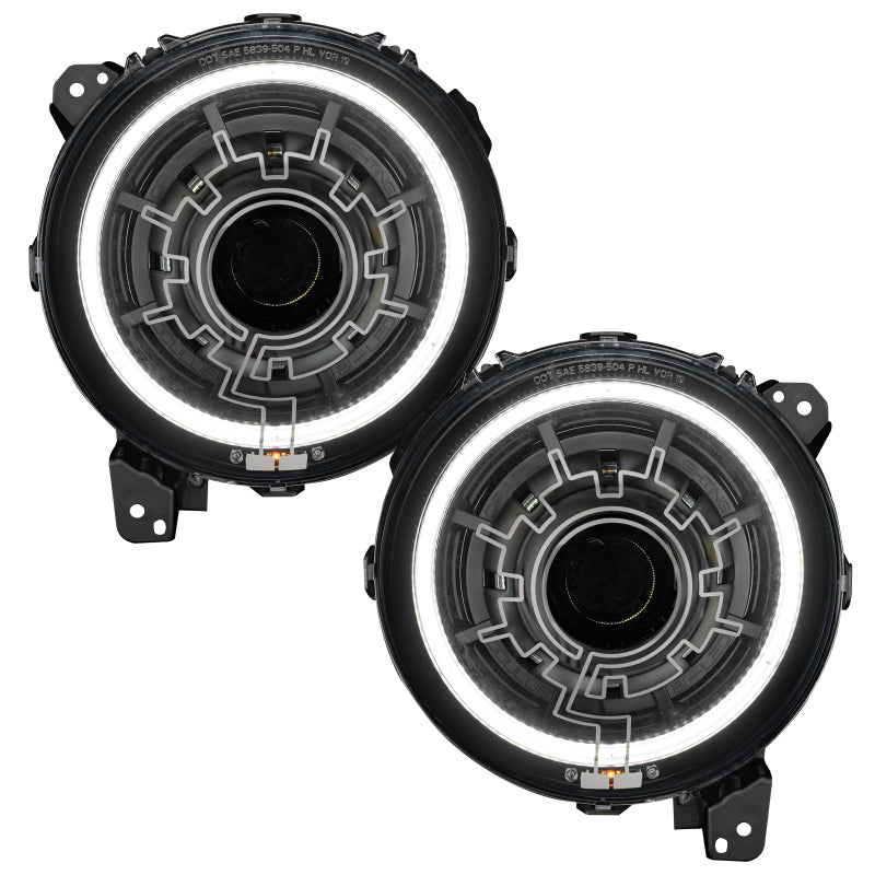 ORACLE Lighting Oculus Bi-LED Projector Headlights for 18-22 Jeep Wrangler JL / 20-22 Jeep Gladiator JT 5839-111