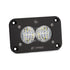 Baja Designs S2 Sport Black Flush Mount LED Auxiliary Light Pod Wide Cornering Pattern, Clear 541005