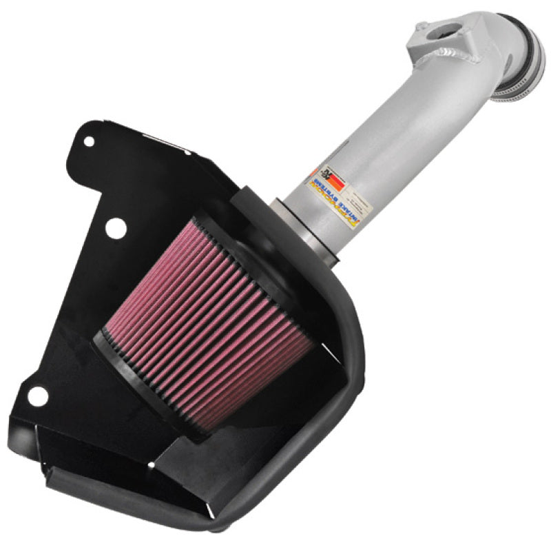 K&N 69 Series Typhoon Short Ram Cold Air Intake-Silver for 07 Mitsubishi Lancer L4-2.0L 69-6544TS