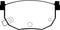 EBC 99-01 Hyundai Elantra 2.0 Greenstuff Rear Brake Pads