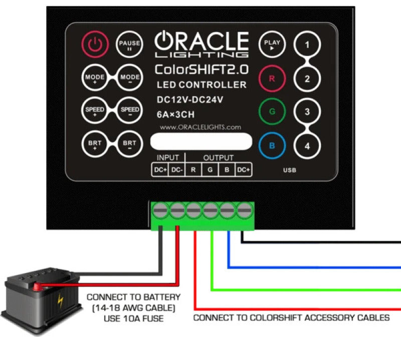 ORACLE Lighting ColorSHIFT 2.0 Infrared Remote Controller 1706-504