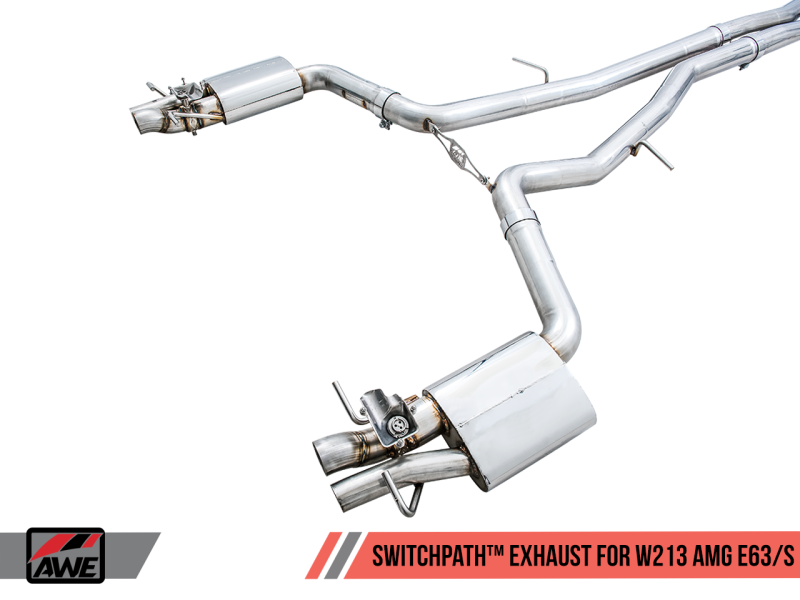 AWE Tuning SwitchPath Exhaust System for DPE Cars for Mercedes-Benz W213 AMG E63/S Sedan/Wagon 3025-31044