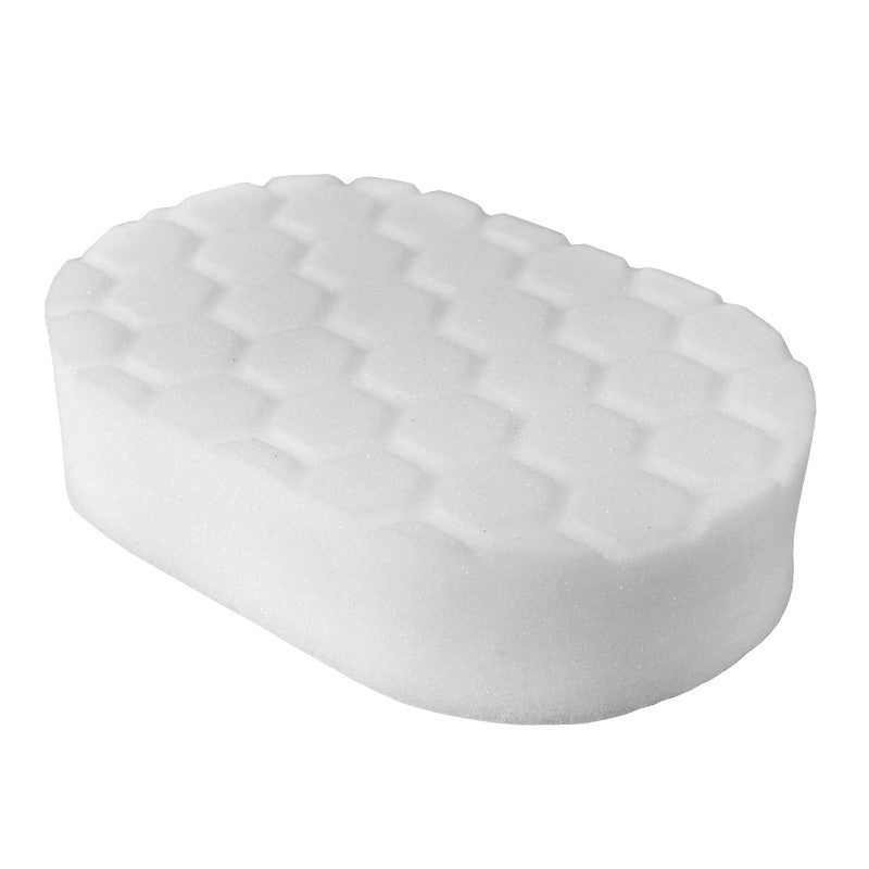 Chemical Guys Hex-Logic Polishing Hand Applicator Pad - White - 3in x 6in x 1in (Set of 24) BUFX_202