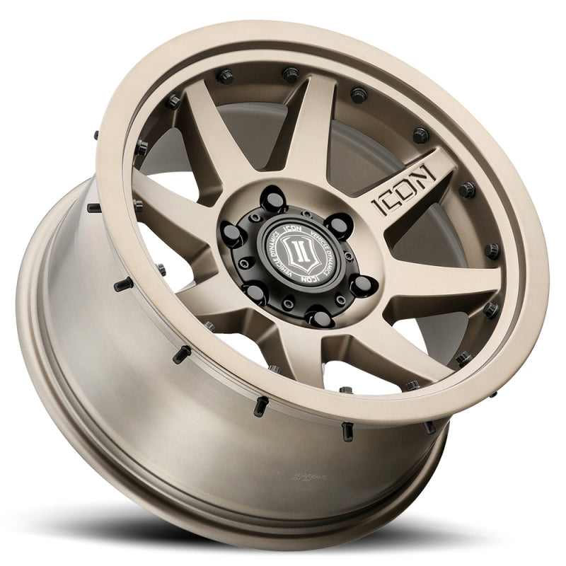 ICON Rebound Pro 17x8.5 6x5.5 0mm Offset 4.75in BS 106.1mm Bore Bronze Wheel