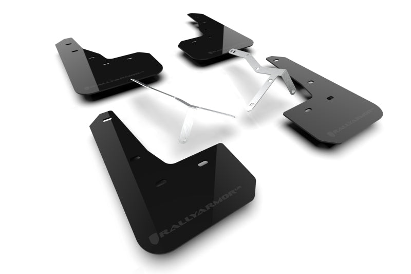 Rally Armor - 23-24 Acura Integra + Integra Type-S Black UR Mud Flap W/Dark Grey Logo (No Drill Req)