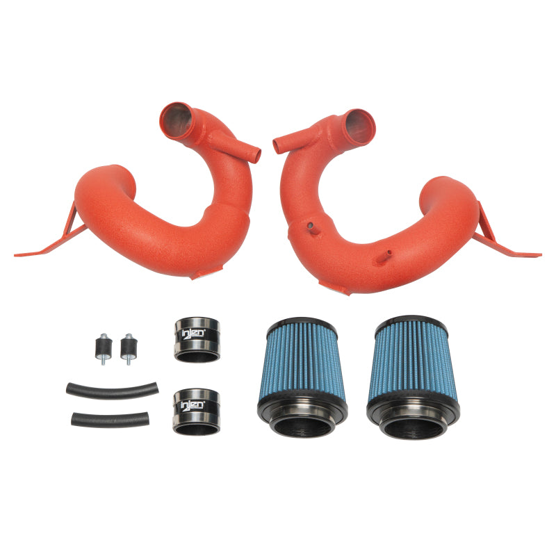 Injen Wrinkle Red SP Short Ram Cold Air Intake For 19-23 Genesis G70 V6-3.3L Twin Turbo - SP1351WR