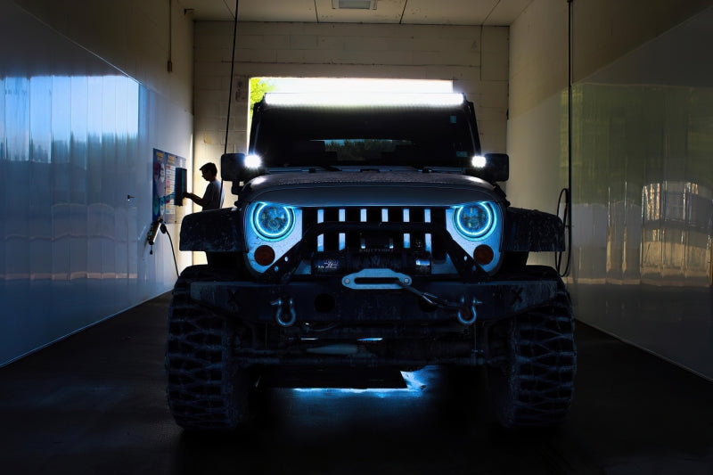 ORACLE Lighting High Powered LED Headlights 7in (Black Bezel) - ColorSHIFT w/No Controller 5769-334