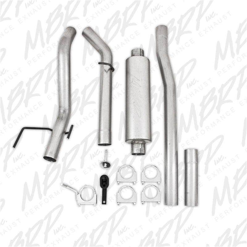 MBRP 3" Cat Back, Single Side Exit, 03-13 Ram Hemi 2500/3500 5.7L Aluminized Steel S5148P