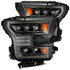 AlphaRex NOVA LED Projector Headlights Plank Style Alpha Black for 17-20 Ford Raptor 880163