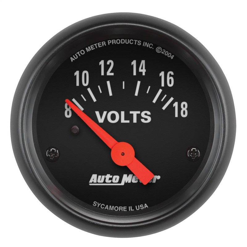 Autometer Z-Series 2-1/16" 8-18V Air-Core Voltmeter Gauge - 2645